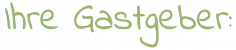 SubP Aufenthalt Ihre Gastgeber